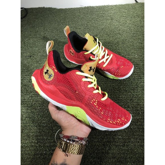 Under Armour Anatomix Spawn 3 CLRSHFT Red Basketball Shoe 3024777-600 W8.5/M7 - Picture 1 of 10
